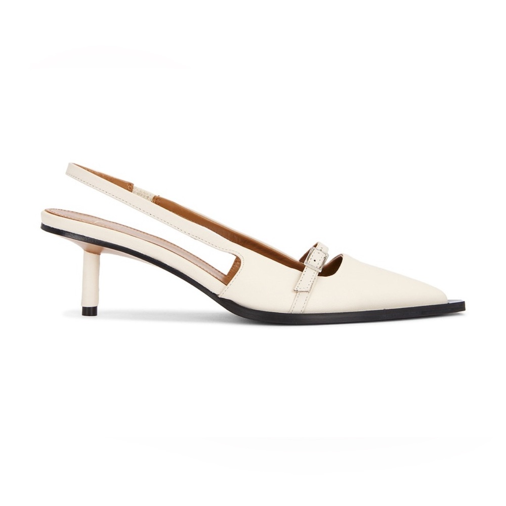 ATP Atelier Mira Linen Nappa Heels in Linen - Picture 1 of 12